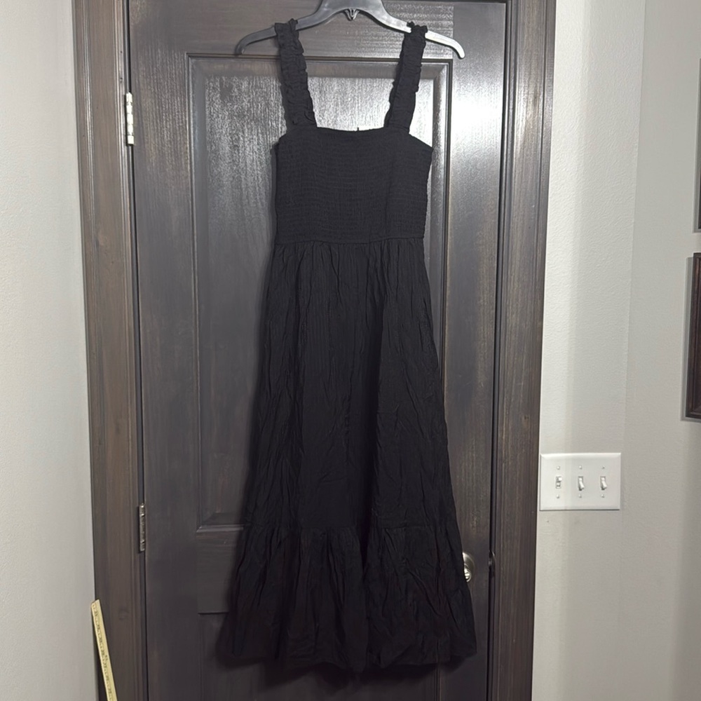 August Sky NWT Women's Sleeveless Black Sundress Size Small